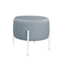 Pufa OLA LOFT ławka podnóżek metal biała BL06