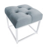 Pufa CHESTERFIELD LOFT ławka postawa biała BL06