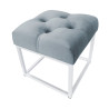 Pufa CHESTERFIELD LOFT ławka postawa biała BL06