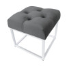 Pufa CHESTERFIELD LOFT ławka postawa biała BL14