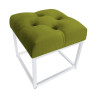 Pufa CHESTERFIELD LOFT ławka postawa biała BL75