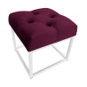 Pufa CHESTERFIELD LOFT ławka postawa biała MG02