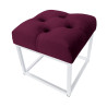 Pufa CHESTERFIELD LOFT ławka postawa biała MG02