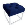 Pufa CHESTERFIELD LOFT ławka postawa biała MG16