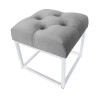Pufa CHESTERFIELD LOFT ławka postawa biała MG17