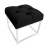 Pufa CHESTERFIELD LOFT ławka postawa biała MG19