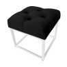 Pufa CHESTERFIELD LOFT ławka postawa biała MG19
