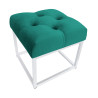Pufa CHESTERFIELD LOFT ławka postawa biała MG20