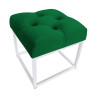Pufa CHESTERFIELD LOFT ławka postawa biała MG25