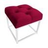 Pufa CHESTERFIELD LOFT ławka postawa biała MG31