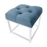 Pufa CHESTERFIELD LOFT ławka postawa biała MG33