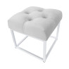Pufa CHESTERFIELD LOFT ławka postawa biała MG39