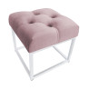Pufa CHESTERFIELD LOFT ławka postawa biała MG55