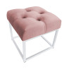 Pufa CHESTERFIELD LOFT ławka postawa biała MG58