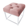 Pufa CHESTERFIELD LOFT ławka postawa biała MG58