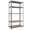Regał metalowy magazynowy do garażu piwnicy 180x90x40
