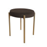 TABORET DIOR STOŁEK LOFT metal podstawa złota MG05
