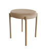 TABORET DIOR STOŁEK LOFT metal podstawa złota MG06