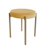 TABORET DIOR STOŁEK LOFT metal podstawa złota MG15