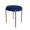 TABORET DIOR STOŁEK LOFT metal podstawa złota MG16