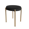 TABORET DIOR STOŁEK LOFT metal podstawa złota MG19