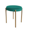 TABORET DIOR STOŁEK LOFT metal podstawa złota MG20