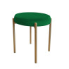 TABORET DIOR STOŁEK LOFT metal podstawa złota MG25