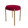 TABORET DIOR STOŁEK LOFT metal podstawa złota MG31