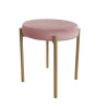 TABORET DIOR STOŁEK LOFT metal podstawa złota MG58
