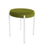 TABORET DIOR STOŁEK LOFT metal podstawa biała BL75