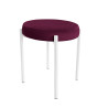 TABORET DIOR STOŁEK LOFT metal podstawa biała MG02