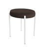 TABORET DIOR STOŁEK LOFT metal podstawa biała MG05