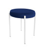 TABORET DIOR STOŁEK LOFT metal podstawa biała MG16