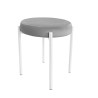 TABORET DIOR STOŁEK LOFT metal podstawa biała MG17