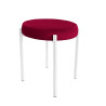 TABORET DIOR STOŁEK LOFT metal podstawa biała MG31
