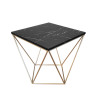 copy of Stolik kawowy druciany LOFT Industrial marmur/szary