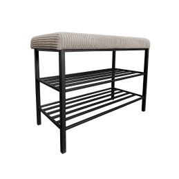 Szafka na buty SMART Regał Półka stelaż czarny POSO 2