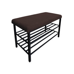 Szafka na buty POSO 6 – czarny stelaż, porządek i styl