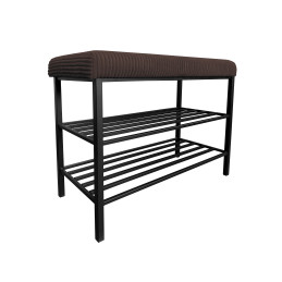 Szafka na buty POSO 6 – czarny stelaż, porządek i styl