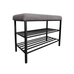 Szafka na buty SMART Regał Półka stelaż czarny POSO 22