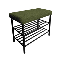 Szafka na buty Rolf14 – czarny stelaż, porządek i elegancja