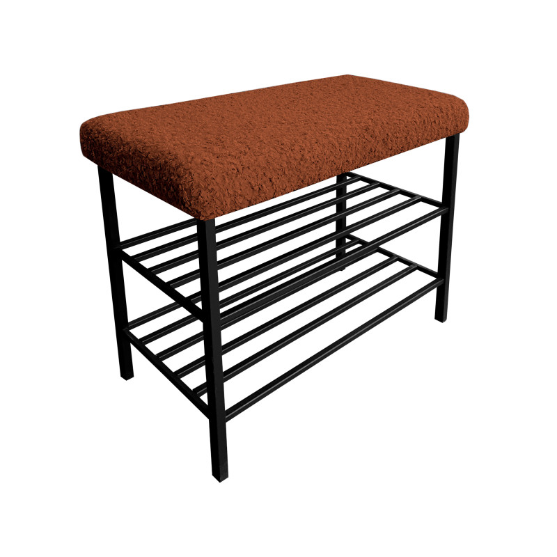 Szafka na buty Rolf10 – czarny regał, porządek i styl