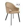 Krzesło obrotowe Velvet podstawa Profil czarna MG06