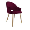 Krzesło obrotowe Velvet podstawa złota MG02