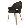 Krzesło obrotowe Velvet podstawa złota MG05
