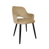 Krzesło Milano MG06 – czarna noga, elegancja i komfort