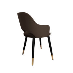 Krzesło Milano noga czarna/złota MG05