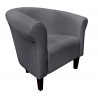 Fotel Milo D23 szary nogi 15 venge