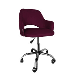 Fotel obrotowy Milano MG02 - tkanina Magic Velvet śliwka