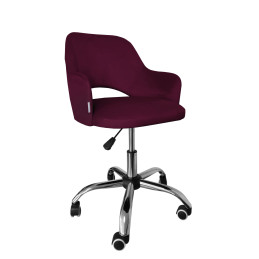 Fotel obrotowy Milano MG02 - tkanina Magic Velvet śliwka